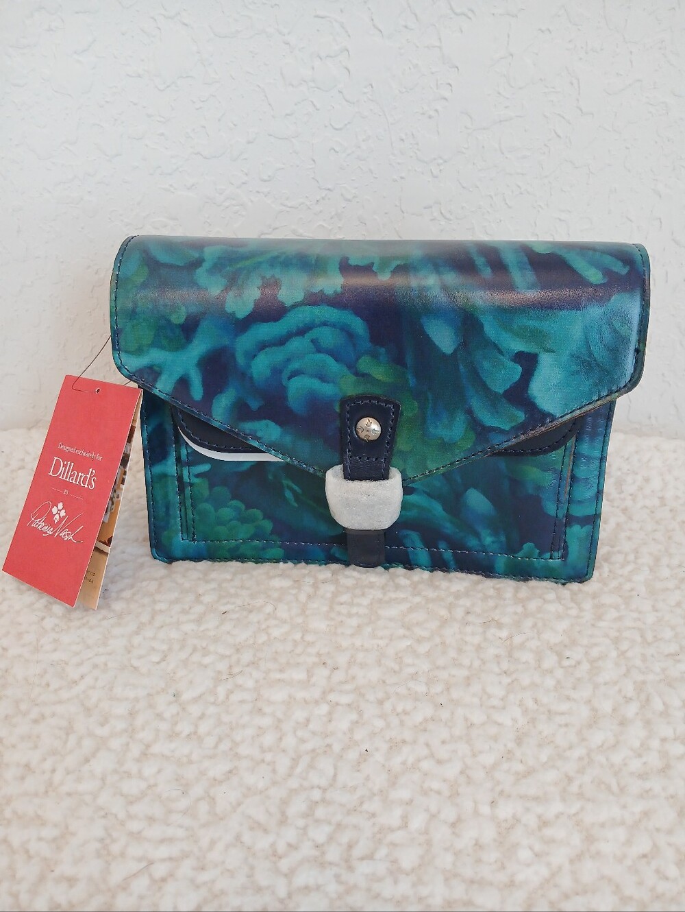 Patricia Nash Cassano Crossbody In Deep Blue Sea NWT